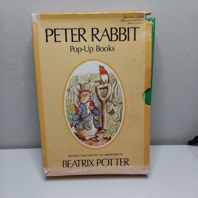 Peter Rabbit Pop-Up Book Set   4 Volumes in Box   Meet Peter Rabbit and more