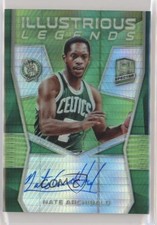 2018-19 Panini Spectra Neon Green Prizm 28/49 Tiny Archibald Nate Auto HOF 1s9