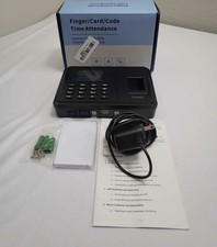 Fingerprint / Card / Code Time Clock Attendance System 120 Brand New
