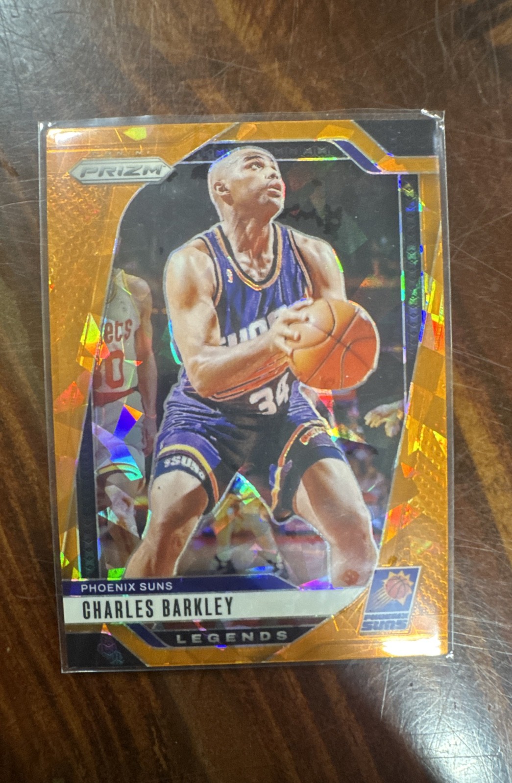 2024-25 Panini Prizm #280 Charles Barkley Orange Ice Prizm Legends NM Card