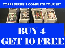 2025 Topps Baseball Series 1 Singles Cards #251-350 You Pick Complete Your Set