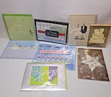 Vintage Paper Magic Group 3D Birthday Wedding Congrats Greeting Cards Lot of 8