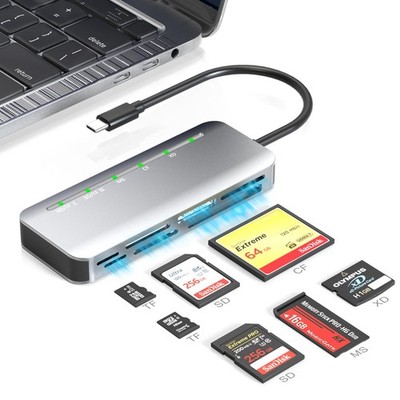 Memory Stick Pro Duo Card Reader, 7 In1 Memory Stick Pro Duo Adapter USB C for S