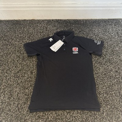 Team GB Poloshirt Damen UK 14   Descente HUUB GBR British Triathlon selten neu mit Etikett