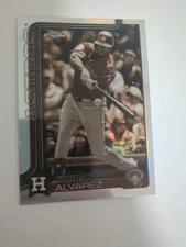2025 Topps Chrome- Yordan Alvarez #267 Sepia Refractor