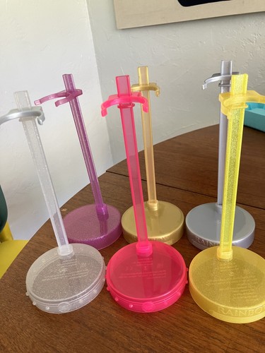 Rainbow Shadow High Doll Stands lot of 6