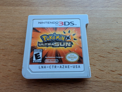 Pokemon Ultra Sun (Nintendo 3DS, 2017) Cartridge Only Tested.