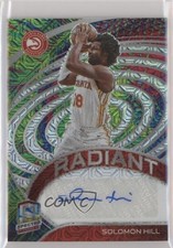 2020-21 Panini Spectra Radiant Signatures Meta Prizm 13/15 Solomon Hill Auto 0c3
