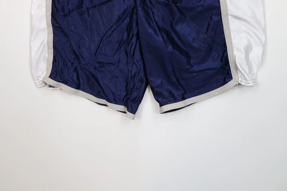 Pantalones Cortos de Béisbol Vintage Años 90 Rawlings Para Hombres 32 Bloque de Color Nailon Sedoso Azul Marino Foto 4 de 4