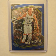 Panini 2025 Prizm WNBA Paige Bueckers Dallas Wings RC Blue Velocity #5