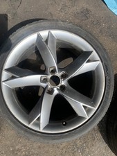 GENUINE AUDI A5 8T 19" INCH Y SPOKE silver ALLOY WHEEL X1 8T0601025F no cracks