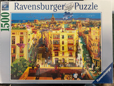 Ravensburger " Dining in Valencia " 1500 Piece Jigsaw Puzzle 17192 - Brand NEW