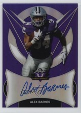 2019 Leaf Valiant Purple 13/20 Alex Barnes #BA-AB1 Auto 1n2x