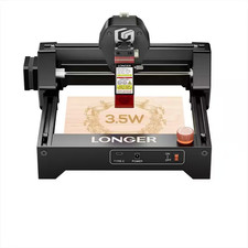 LONGER RAY5 Mini 3.5W Laser Engraver High-Speed Cutter for Wood, Metal, Acrylic,
