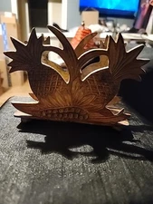 Vintage Metal Pineapple Napkin/ Mial Holder Rustic