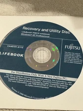 Fujitsu Lifebook Recovery & Utility Disc Win XP Professional P8010 Notebook - CD