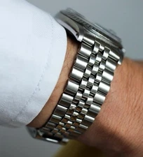 22mm Jubilee Style Bracelet Band Fits Tudor Black Bay Chrono M79360B New 904L