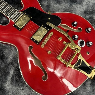 Custom 345 ''Back to the Future Semi-Hollow Electric Guitar Bigsby Tremolo ShipUS