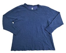 Duofold Shirt Men's XL Blue Long Sleeve Base Layer Wool Blend Outdoor USA