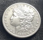 1880-S $1 Morgan Silver Dollar, Estate sale, 90% silver #0193