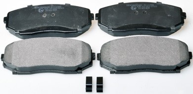 Front DENCKERMANN B111258 Brake Pad Set, disc brake for MAZDA