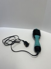 Revlon One-Step Hair Dryer And Volumizer Hot Air Brush Blue WORKING GOOD 