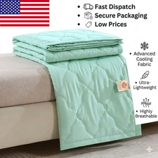 Cooling Blanket Breathable Summer Quilt Double Sided Lightweight US Stock