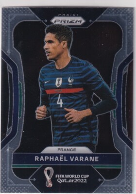 Panini Prizm Soccer World Cup Qatar 2022 No. 105 Raphael Varane