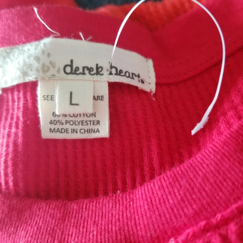 Paquete de 3 Top Térmico Derek Corazón Cuello Redondo Manga Larga 2 Talla Med 1 Grande. Foto 4 de 4