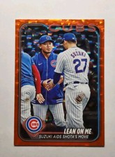 Shota Imanaga Seiya Suzuki 2024 Topps Update #US205 Veteran Combos ORANGE /299