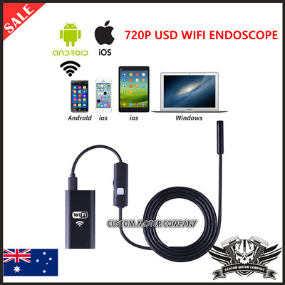 WIFI USB Endoscope Waterproof Inspection Camera IPHONE Android OTG Smart Phone
