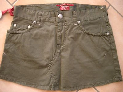 (C669) Cooler RARE-Tomboy Rock mit asymetrischen Taschen & Stahlnieten gr.164 - Bild 1 von 2