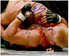 JOE RIGGS Signed Autographed UFC MMA 8X10 PIC. 