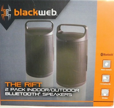 blackweb the rift bluetooth speakers