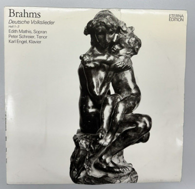 LP - Brahms, Edith Mathis, Karl Engel   Deutsche Volkslieder - Heft 1-3