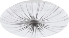 EGLO LED Deckenleuchte Nieves, Ø 41cm, mit Kristall-Effekt warmweiss, 20W EEK:D