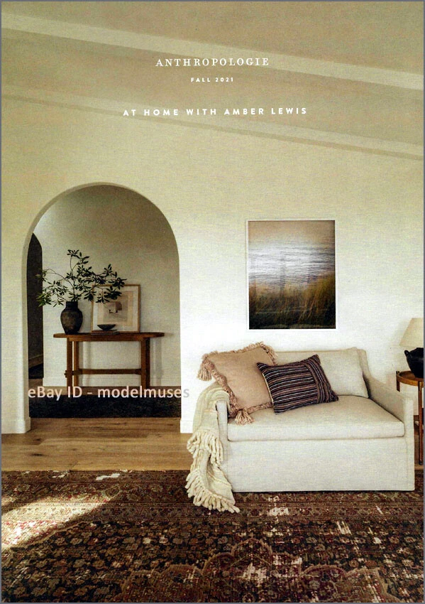 ANTHROPOLOGIE Home Decor CATALOG Fall 2021 At Home with Amber Lewis
