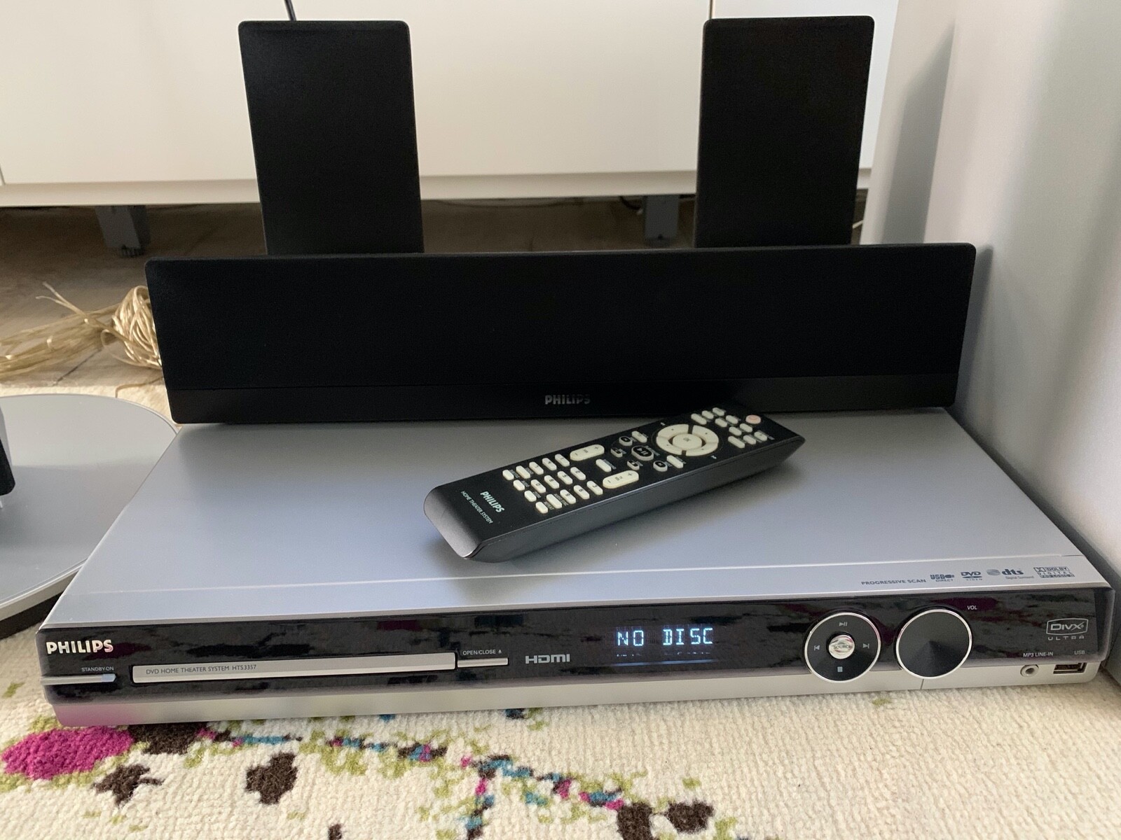 philips dvd home theater system hts3357