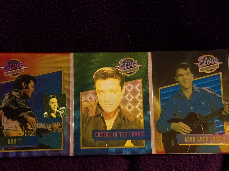 RARE ELVIS PRESLEY RIVER GROUP FOIL 3 CARDS SET  # 12~18~20 SHEET MINT CONDITION