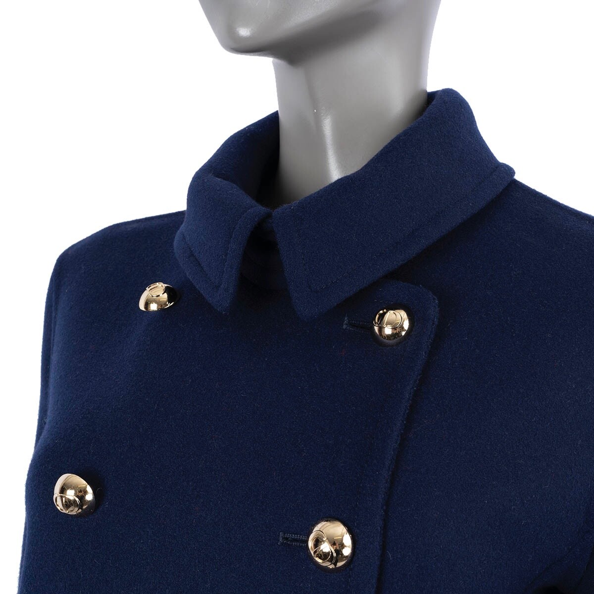 【DIOR】スタイリッシュ ジャケット 68393 auth CHRISTIAN DIOR navy blue red cashmere 2021