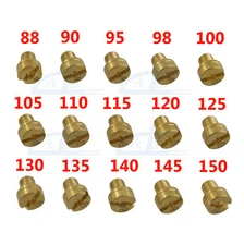 15 PCS Carb Main Jets For Mikuni N100/604 26mm 28mm VM22 VM24 VM26 VM30 88-150