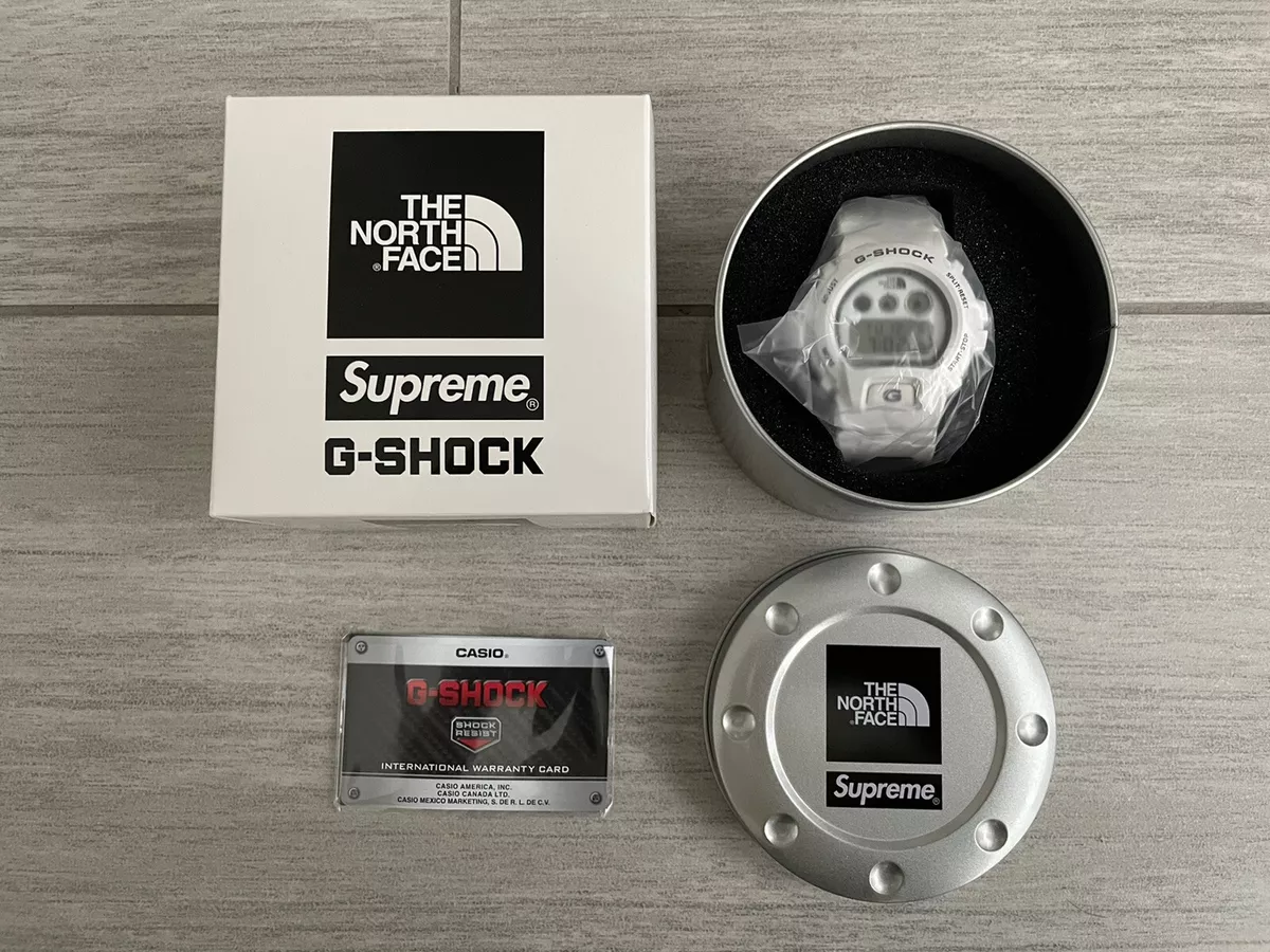 SUPREME x The North Face x G Shock Watch   DW   FW   WHITE