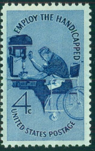 #1155 4¢ EMPLOY HANDICAPPED STAMPS LOT OF 400, MINT - SPICE UP YOUR MAILINGS! - Picture 1 of 1