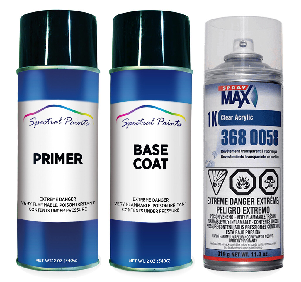 ScratchesHappen Touch Up Paint Kit - Clearwater Blue Pearl (PBG/EBG) For Chrysler, Paint + Clear Coat