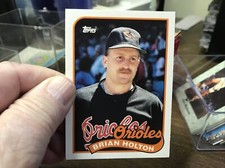 1989 Topps Traded Brian Holton Baltimore Orioles #52T