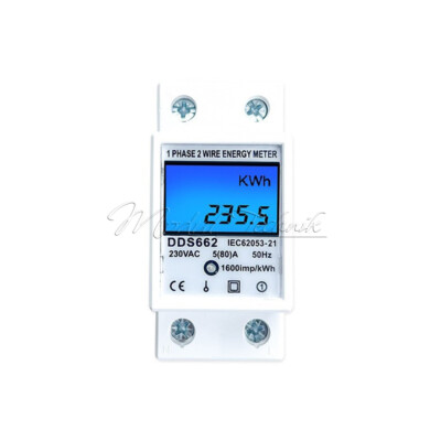 Multifunctional Digital Power Energy Electricity Meter Monitor Single-phase 220V