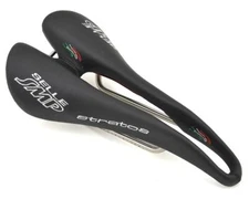 Selle SMP Stratos Saddle (Black) (AISI 304 Rails) (131mm) [ZSTRIKESTRANE]