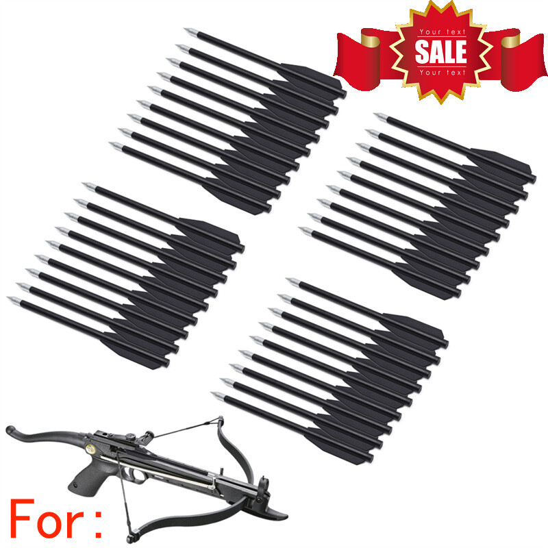 Bolts Arrows 6.3" Targeting Arrow Pistol Mini Crossbow 50-80lb Black