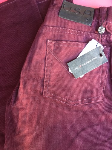 John Varvatos USA Boys Corduroy Pants Burgundy Size 8 24”-W NEW - Picture 2 of 7