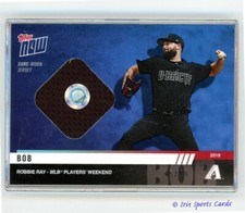 2019 Topps NOW Players Weekend Relic Robbie Ray Arizona Diamondbacks 35/49 BLUE